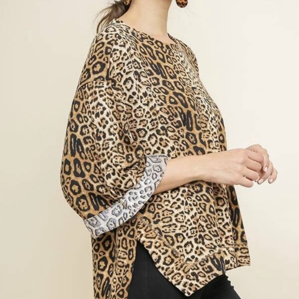 Leopard print short Tunic
